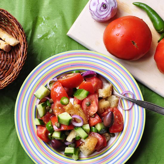 Panzanella – Italian bread salad