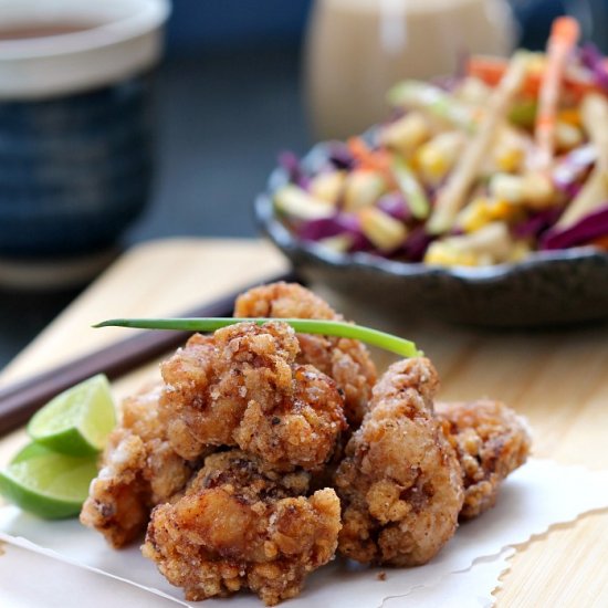 Spicy chicken karaage