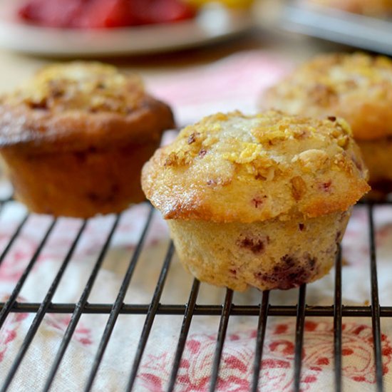 Sour Cream Raspberry Muffins