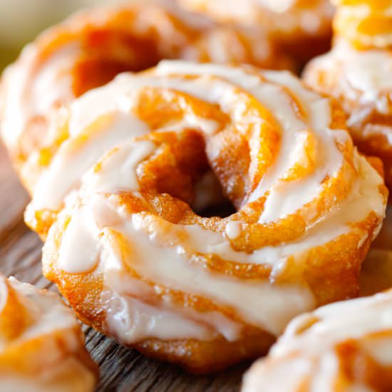 Pumpkin Spice Brulee Crullers