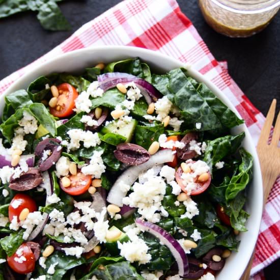 Vegan Detoxifying Greek Salad