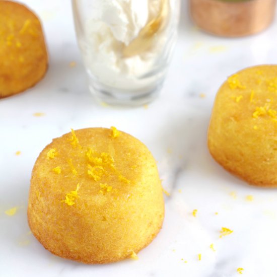 Flourless Orange Almond Cakes