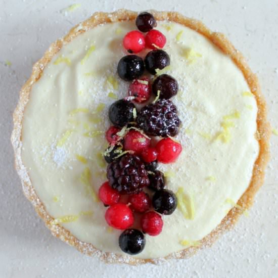 White Chocolate Mousse Tart