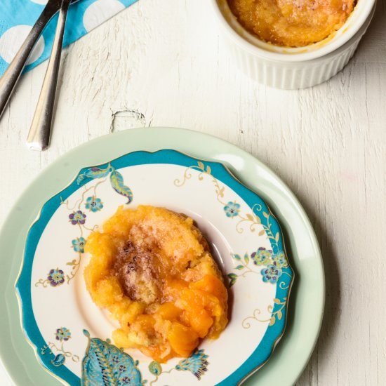 3 ingredient Peach ‘Dump’ Cake