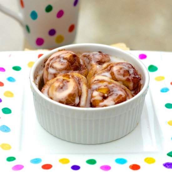 Cinnamon Rolls For One