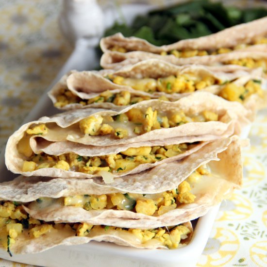 Curried Chicken Roti