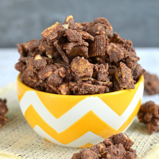 Chocolate Toffee Graham Clusters