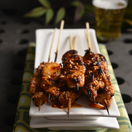 Chargrilled Chicken Chilli Skewers