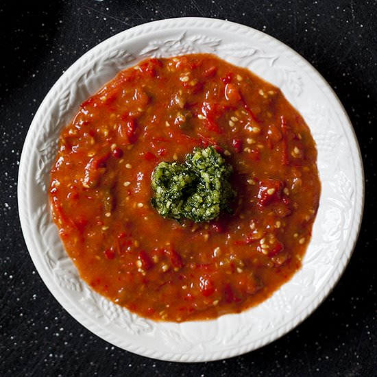 Roasted Cherry Tomato Soup