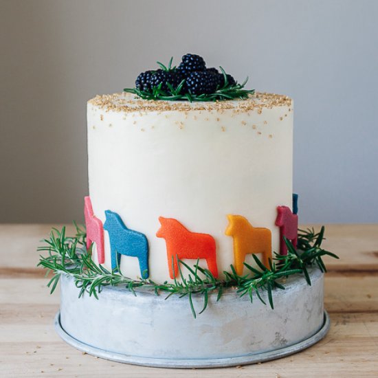 Rosemary Cake + Mascarpone Frosting