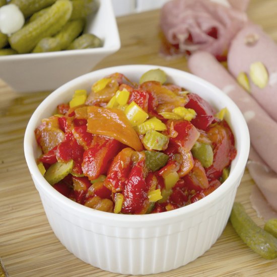 Roasted red pepper relish