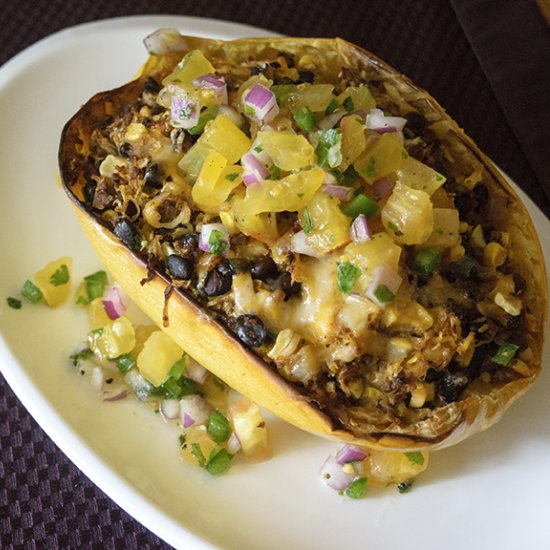 Mexican-Stuffed Spaghetti Squash