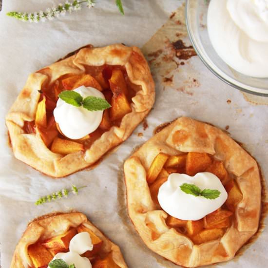 Mini Peach Galette