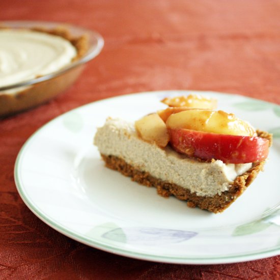 Vegan Apple Peanut Butter Cheesecake