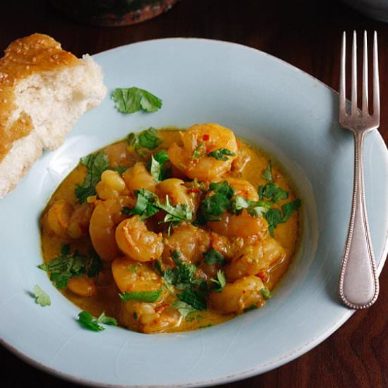 Curry Prawns “Madhur Jaffrey”