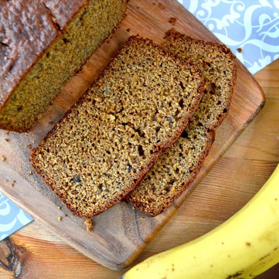 Healthy Cinnamon Banana Bread