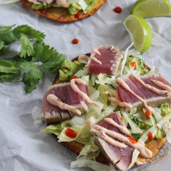 Seared Tuna Tostadas