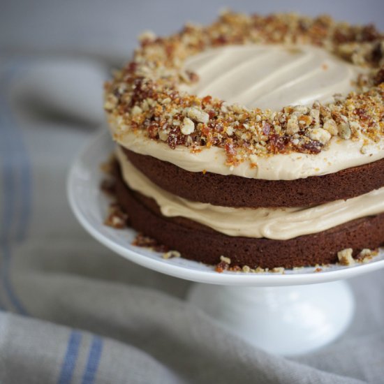 Coffee & Walnut Cake