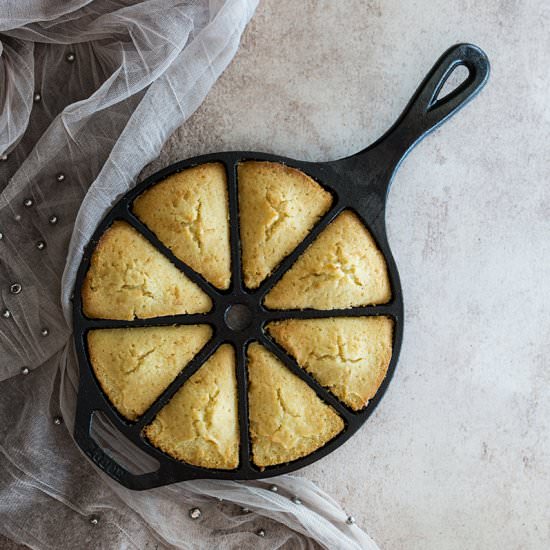 Skillet Cornbread with Honey Butter