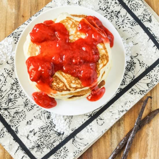 Buttermilk Vanilla Bean Pancakes