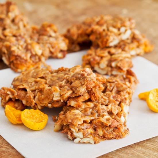 GF Golden Berry Granola Bars