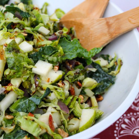 Warm Brussels Salad with Poppyseeds