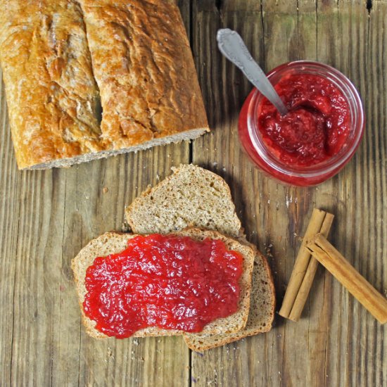 Strawberry Apple Cider Preserves