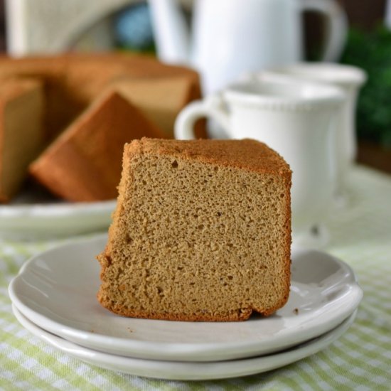 Palm Sugar Chiffon Cake