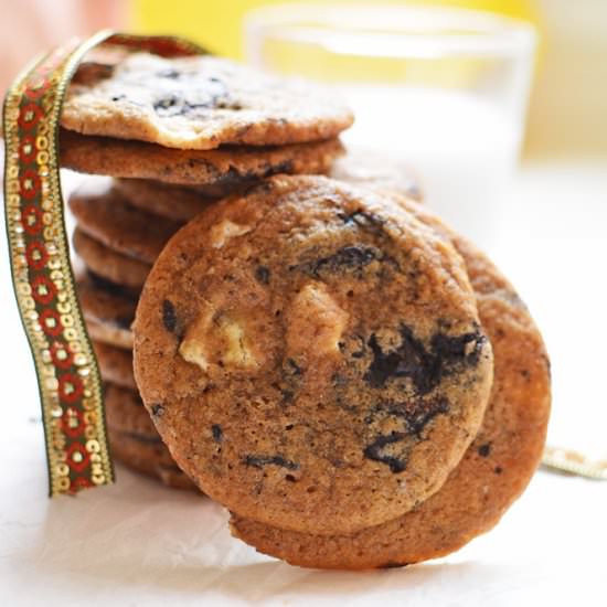 Double Chocolate Chunk Cookies