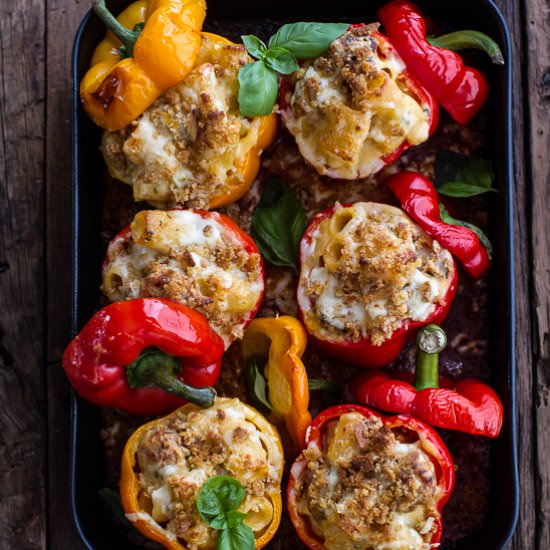 Mini Italian Meatball Mac and Cheese