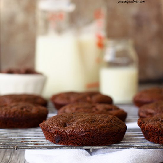 Double-Chocolate Muffin Tops