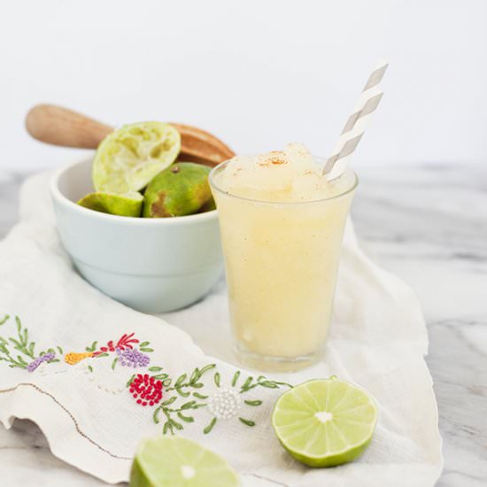 Boozy Red Pepper Limeade Slushie