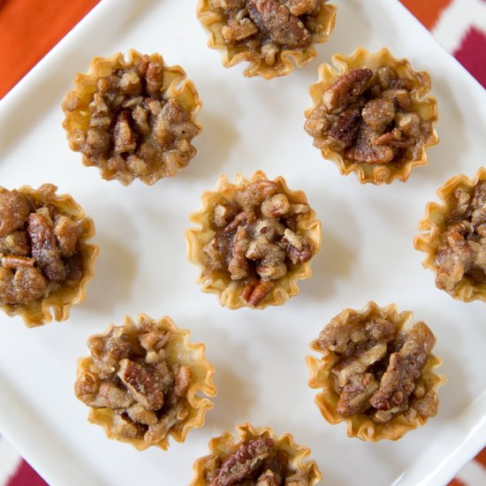 Pecan Pie Brie Bites