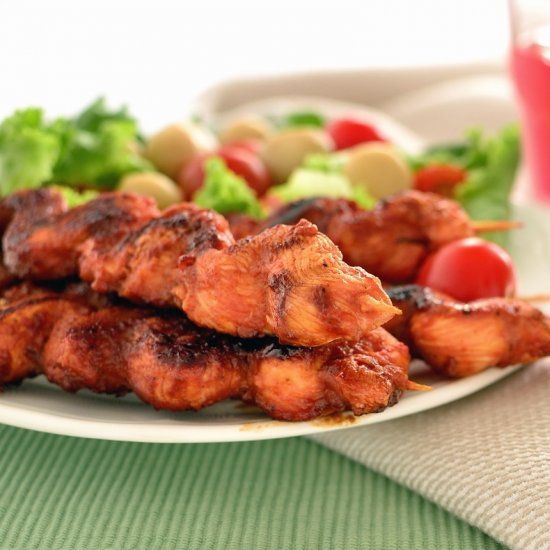 Chicken skewers