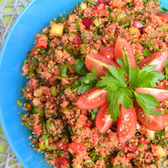 Kısır, a Turkish Bulgur Salad