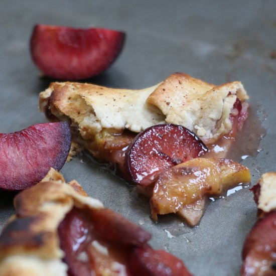 Peach & Plum Galette