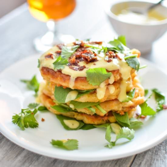 Butternut Squash Corn Cakes