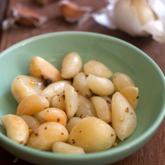 Lacto-Fermented Garlic