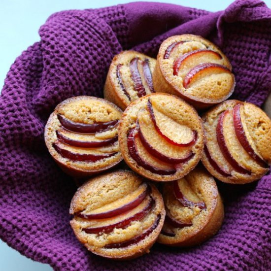 Plum Almond Muffins