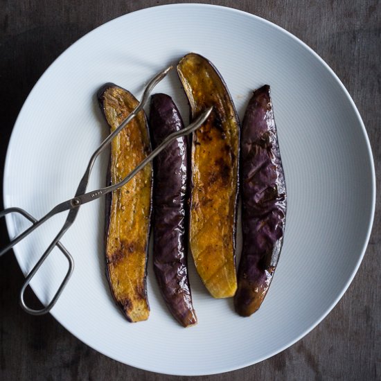 Aubergine for Vegan Barbecue