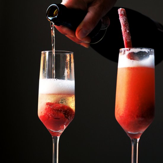 RHUBARB BELLINI