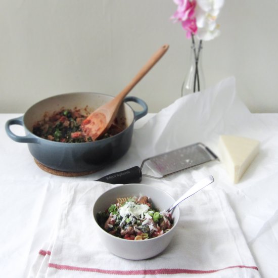 Beef and Kale Ragu