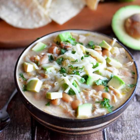 Crock Pot White Bean Chili