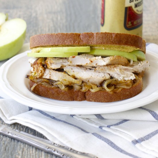 Roasted Turkey Sandwich with Apple