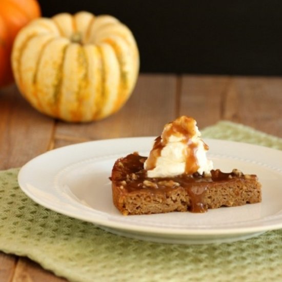 Creamy Caramel Pumpkin Cake