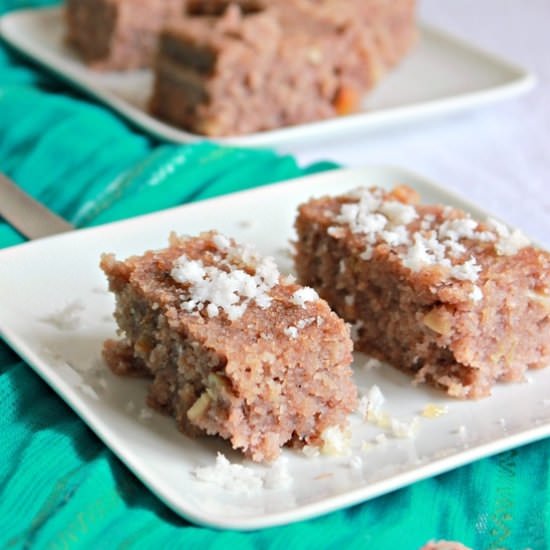 Rice Flakes And Honey Steamed Cakes