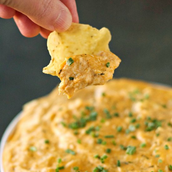 Crockpot Buffalo Chicken Dip