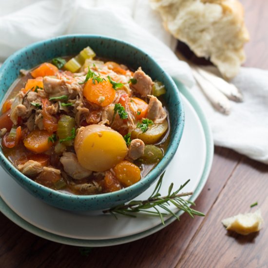 Slow Cooker Tuscan Chicken Stew