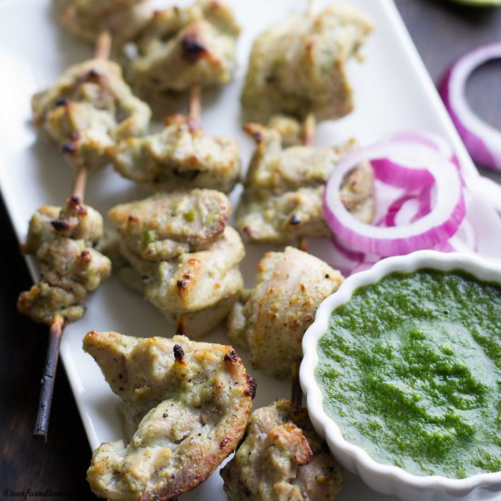 Chicken Malai Kebabs