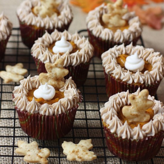 Pumpkin Pie Cupcakes